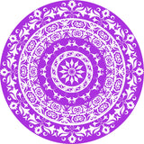 Lavender theme table cover