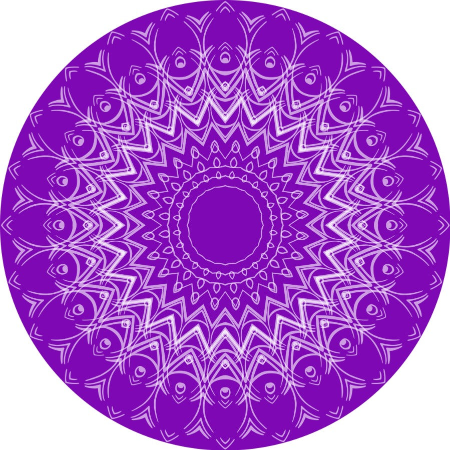 Lavender theme table cover