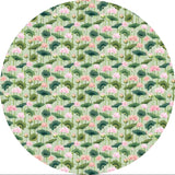Floral design table cover