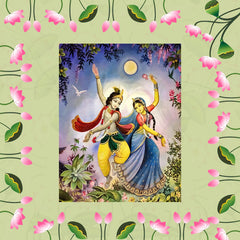 Radha krishna theme backdrop