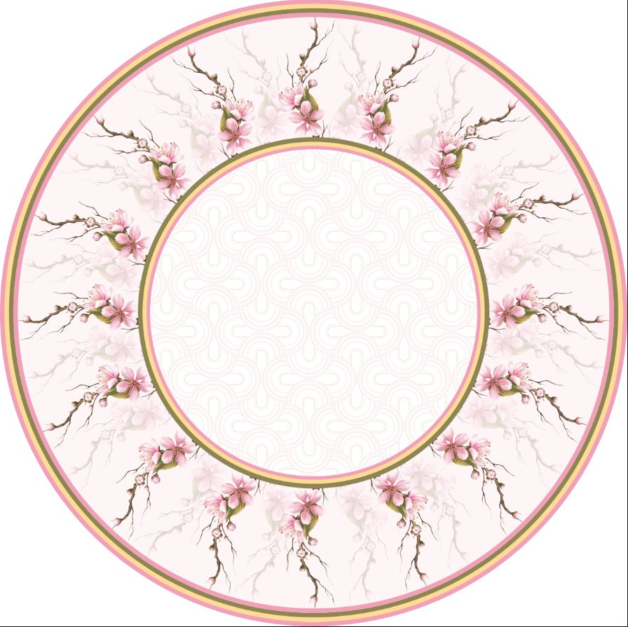 This Floral design table cover