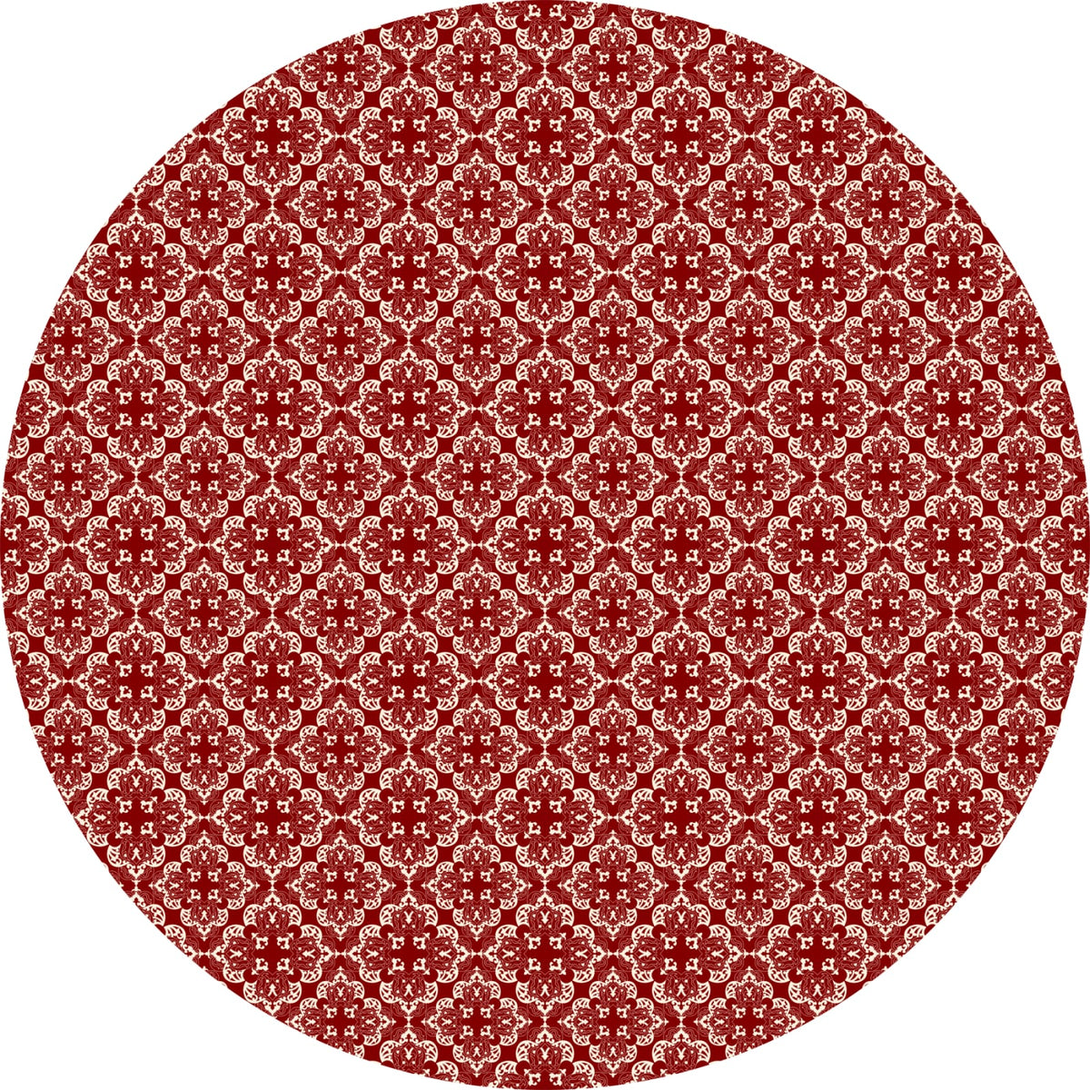 Scarlet Bloom Table Cover