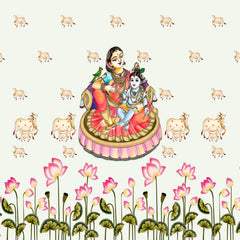 DIVINE LOTUS KRISHNA THEME