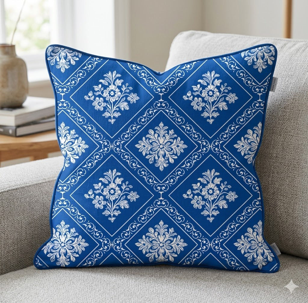 Classic Heritage Cushion Cover With Piping