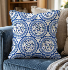 Royal Ceramic Cushion Cover With Piping