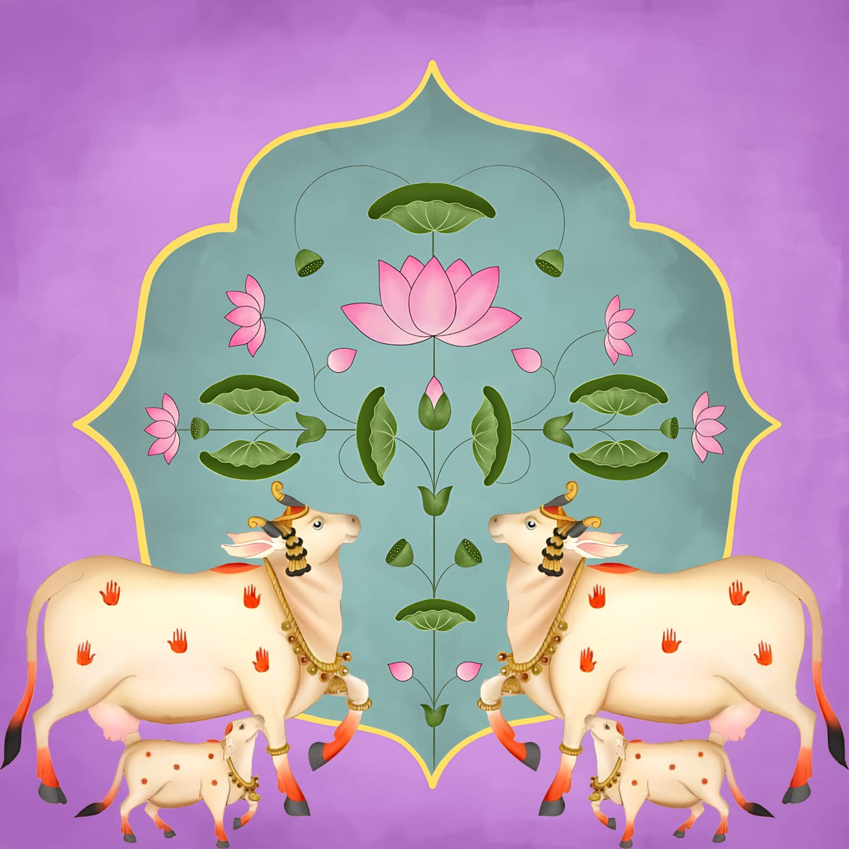 Sacred Lotus Backdrop