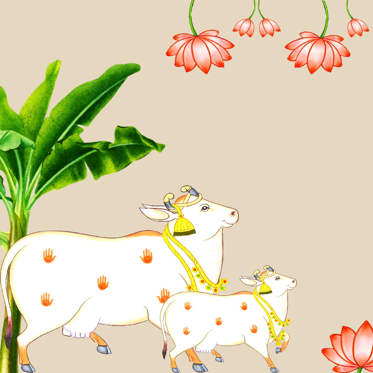 Vrindavan Grace Backdrop
