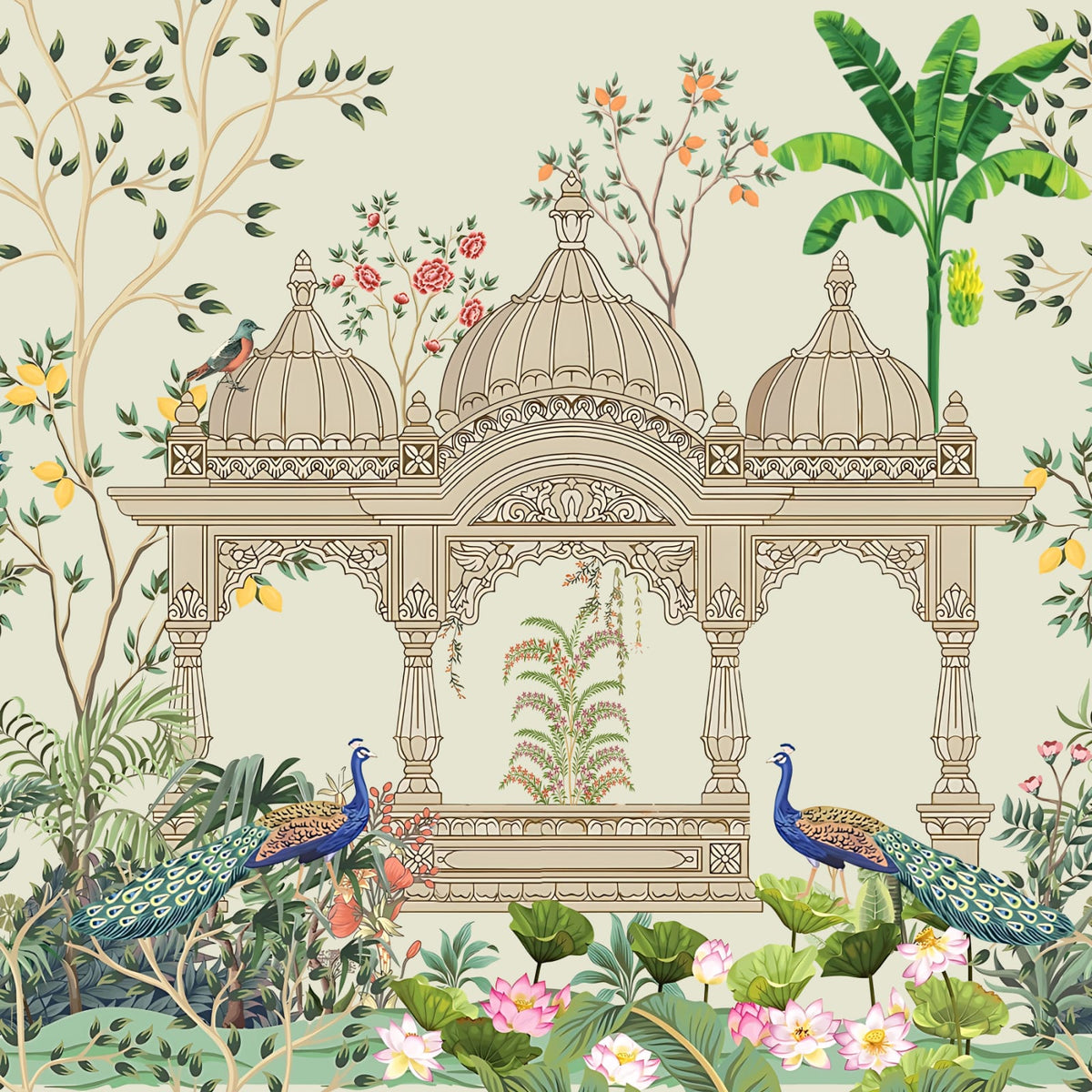 Peacock Garden Pavallion
