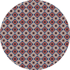 Sapphire Petal Trellis Table Cover