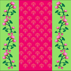 Rani Pink Lotus Decor Backdrop