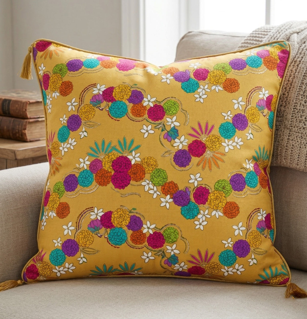 Carnival Floral Luxe Cushion Cover