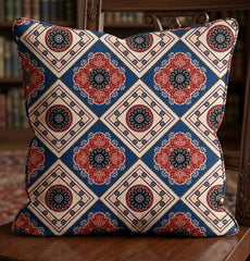 Royal Persian Tile Cushion Cover