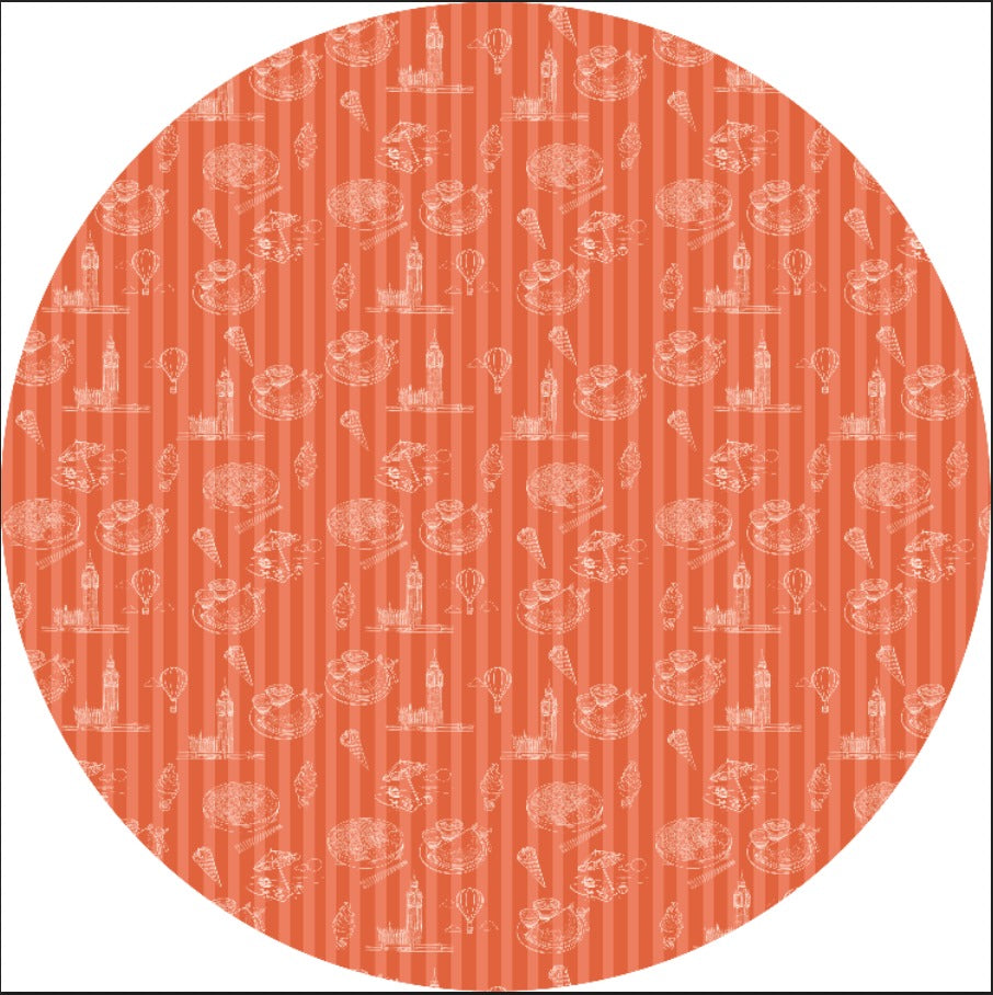 Vintage  Round Table Cover