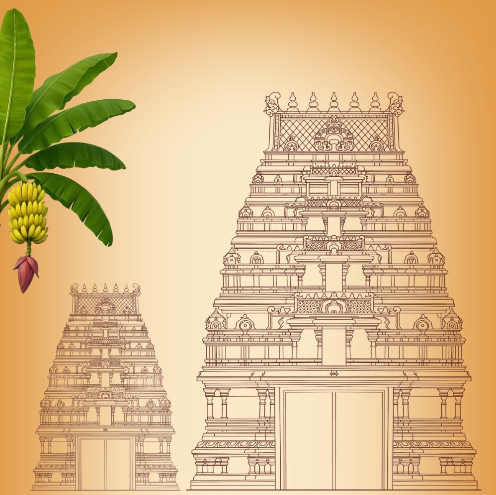 Divine Temple Heritage Backdrop