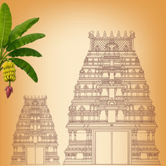Divine Temple Heritage Backdrop