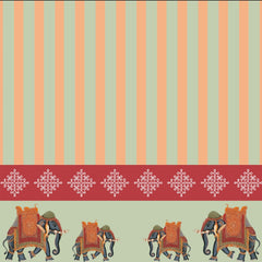 Elephant Style Decorative Backdrop