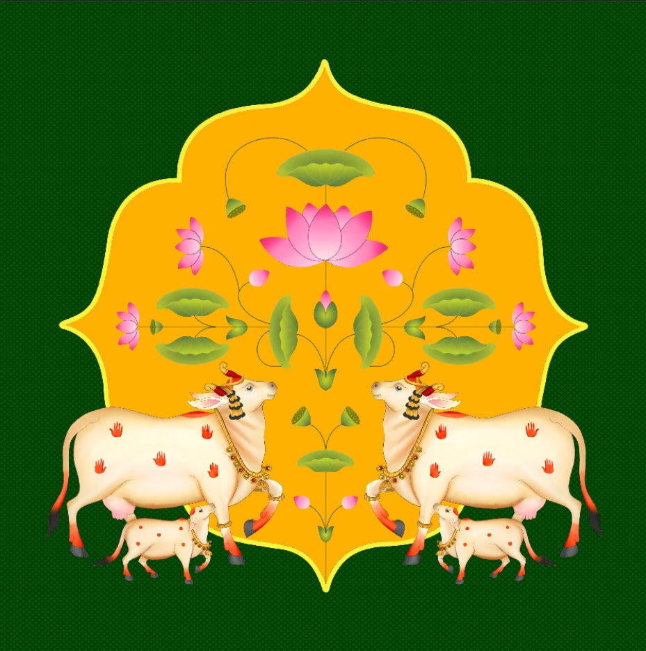 Pichwai Theme Backdrop