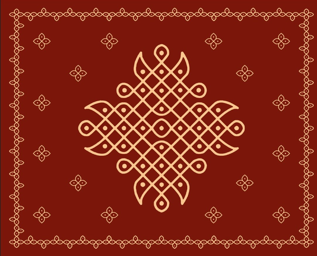 Kolam Decorative Backdrop