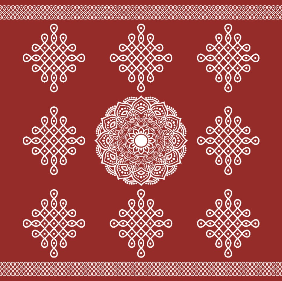 Kolam Decorative Backdrop