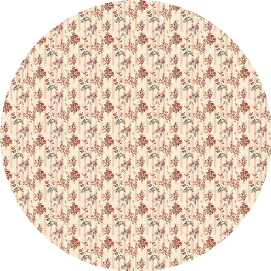 Digital floral Round Table Cover