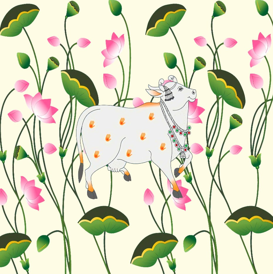 Pichwai Art Backdrop
