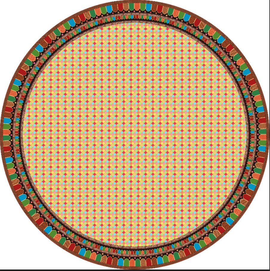 Digital Round Table Cover