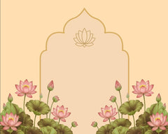 Lotus Mahal Serenity Backdrop