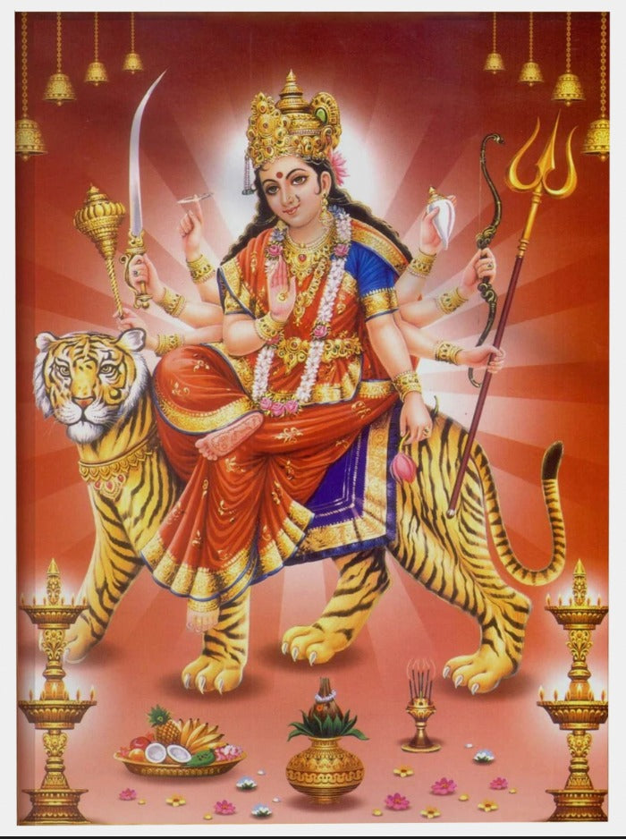 Maa Durga Shakti Darshan Backdrop