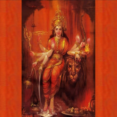 Shakti Durga Divine Backdrop