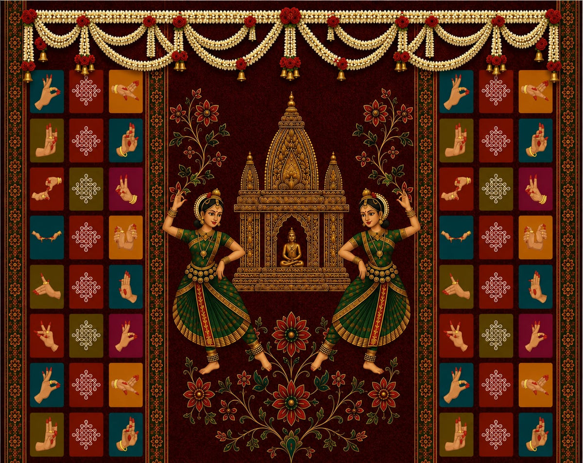 Nritya Mudra Heritage Backdrop