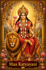 Divine Katyayani Shakti Backdrop