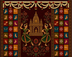 Nritya Mudra Heritage Backdrop