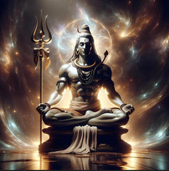 Cosmic Mahadev Meditation Backdrop
