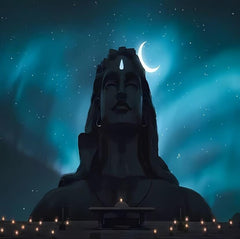 Mahadev Celestial Adiyogi Backdrop i