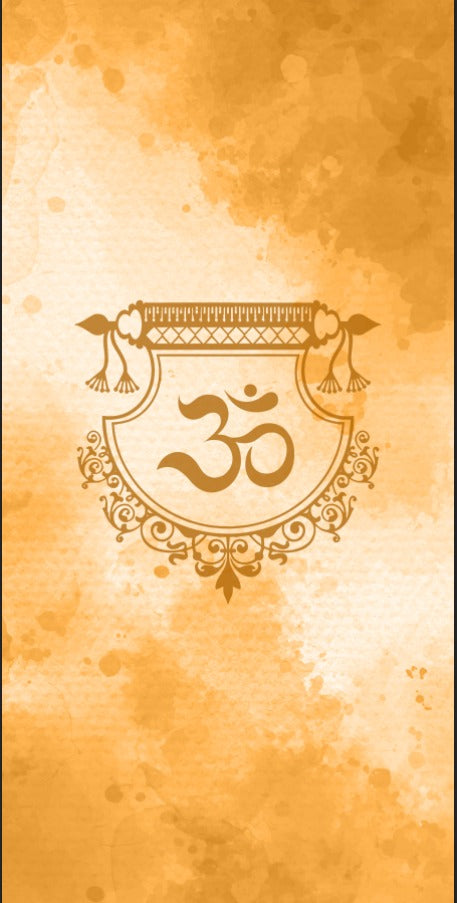 Sacred Om Heritage Scroll