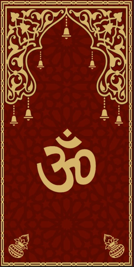 Shubh Om Mandap Decorative Scroll
