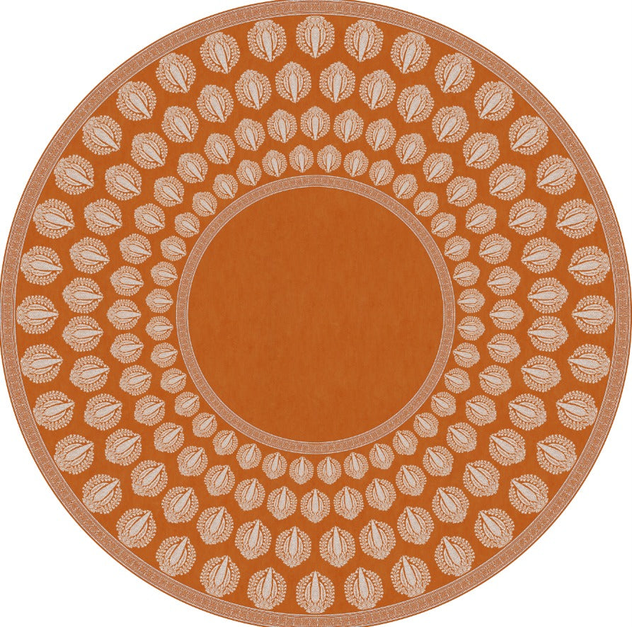 Saffron Paisley Halo Table Cover
