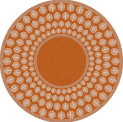 Saffron Paisley Halo Table Cover
