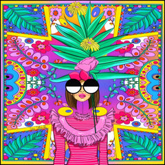 Tropical Pop Fiesta Backdrop