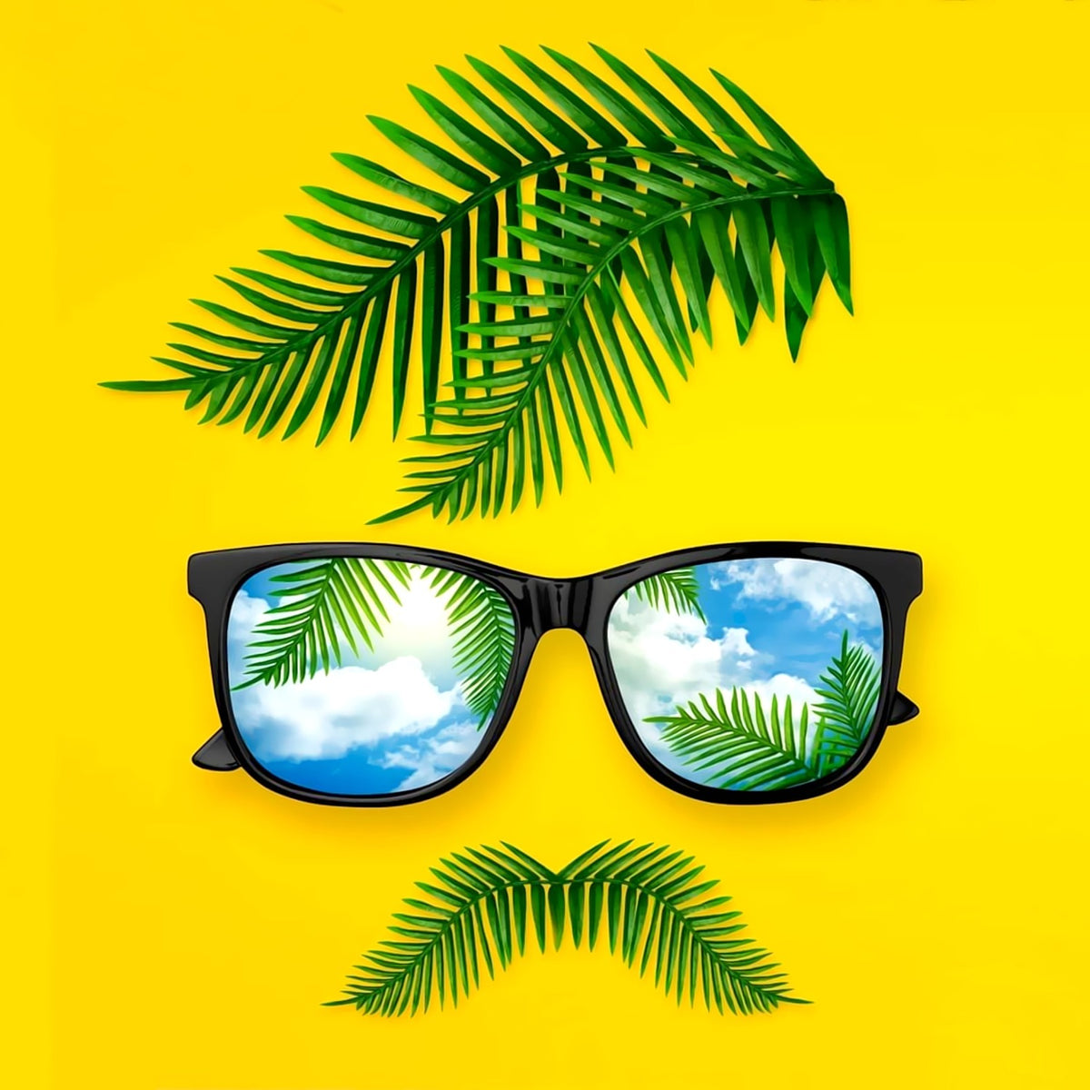Tropical Shades Summer Backdrop
