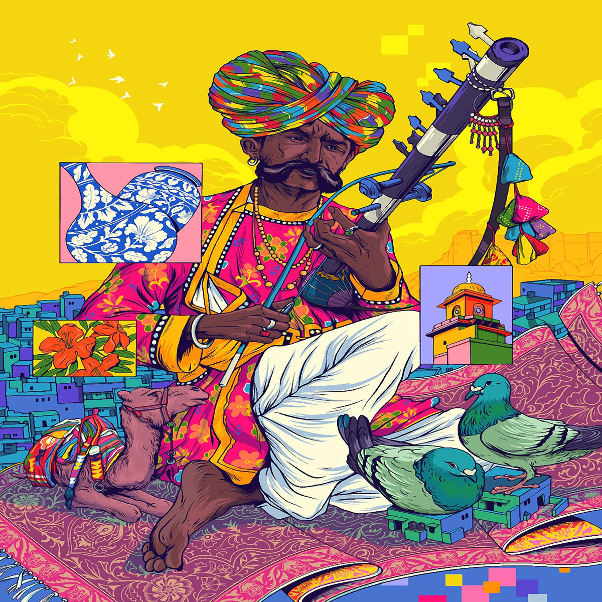 Rangilo Rajasthan Folk Music Backdrop