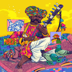 Rangilo Rajasthan Folk Music Backdrop
