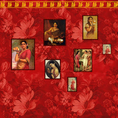 Crimson Heritage Portrait Backdrop