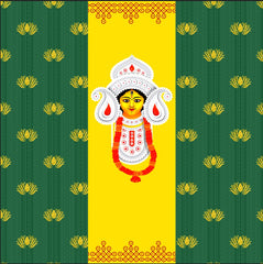 Maa Durga Pandal Shakti Backdrop