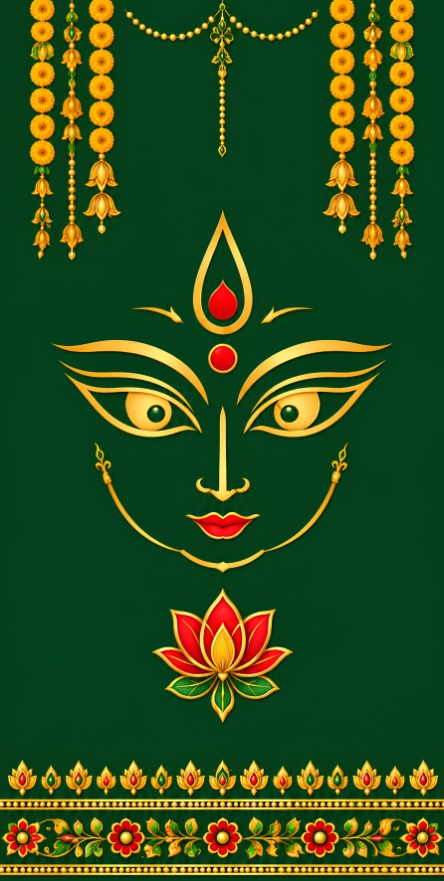 Maa Shakti Divine Drishti Scroll