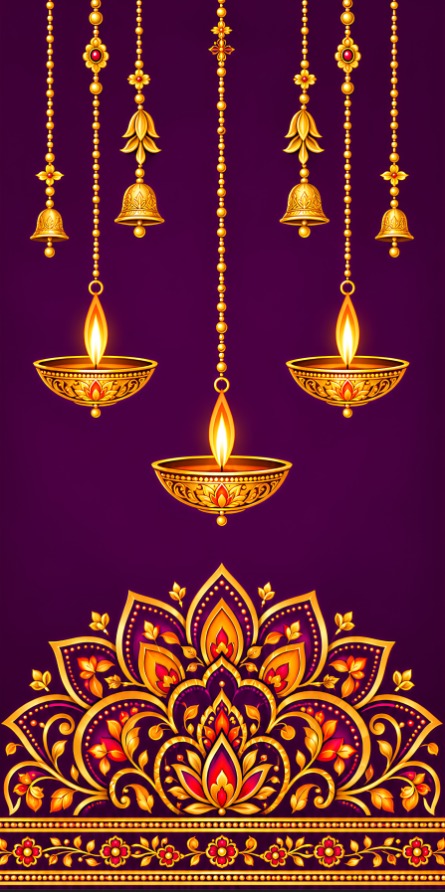 Divine Deep Jyoti Scroll