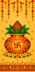 Shubh Kalash Mangal Scroll