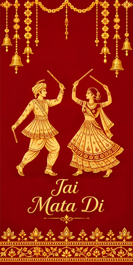 Jai Mata Di Dandiya Shakti Scroll