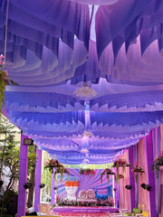 Lavender Ripple Layered Ceiling
