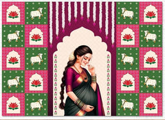 Godh Bharai Shubh Aangan Backdrop
